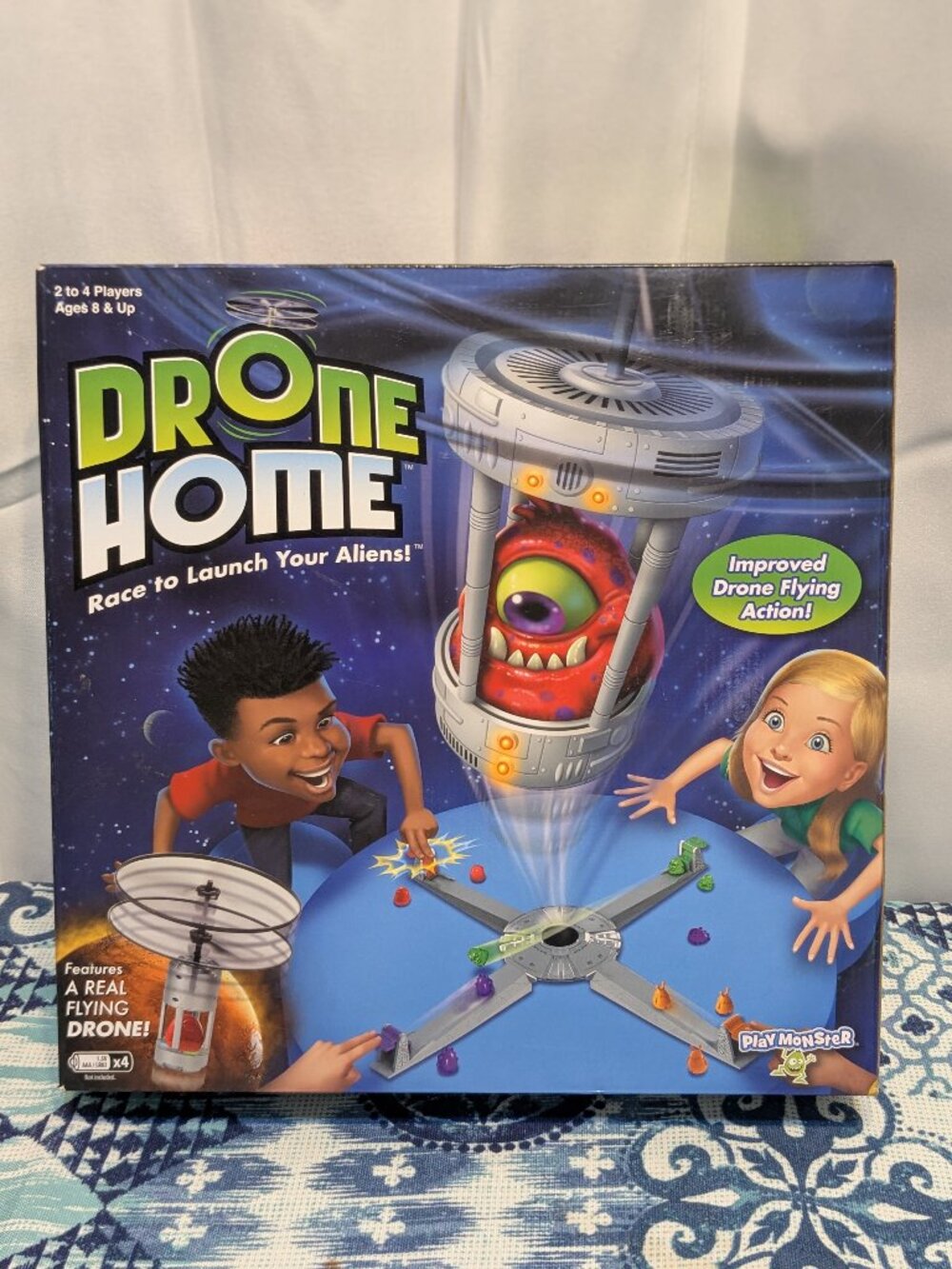 Drone Home Game from PlayMonster Race to Launch Your Aliens Complete NIB